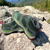 Keen Dry Shoes Unisex Youth US 4 Terradora Green Mid Waterproof Hiking S... - £22.74 GBP
