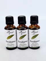 Difeel Essential Oil 100% Pure Eucalyptus Oil 1 oz Each Lot of 3 - $17.37