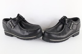 Vtg 90s Y2K NY Lug Co Lugz Mens 15 Heavyweight Leather Moc Chukkas Boots... - £84.15 GBP