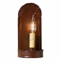 Fireplace Sconce Rustic Tin Primitive Metal  Wall Electric Home Decor Lighting - £39.17 GBP