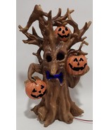 Spooky Village 11.75&quot; Light Up Spooky Tree Halloween Decor - $48.50