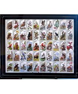 North American Wildlife Collectible Postage Stamp Framed Artwork - $64.99