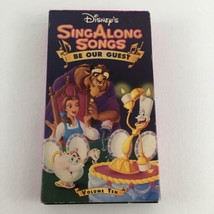 Disney Sing Along Songs Be Our Guest VHS Tape Beauty And The Beast Vinta... - $14.80