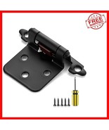 Versatile Kitchen Cabinet Hinges (10 Pack) - Black, Self-Closing for Cle... - $33.65