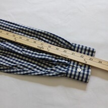 Land's End Traditional Fit Long Sleeve Men's Blue White Plaid Check Shirt 15 1/2 image 13