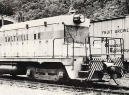 Saltville Railroad SW #1 SW1 Electromotive Train Photo Saltville Virgini... - $9.49