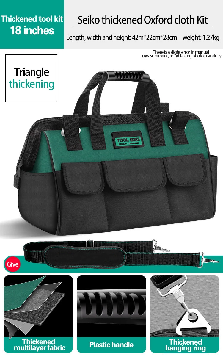 Multifunctional tool bag electrician special maintenance canvas wor tool bag thi - £79.21 GBP