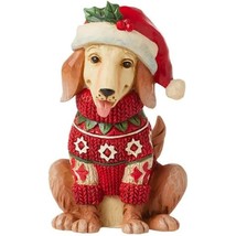 Jim Shore Heartwood Creek Four Seasons Mini Christmas Dog Figurine, NIB NEW - $36.99