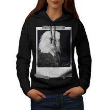 Wellcoda Bald Eagle Womens Hoodie, Picture Casual Hooded Sweatshirt - £29.42 GBP