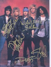 5X Signed GUNS &amp; ROSES Autographed Photo w/ COA - £187.86 GBP