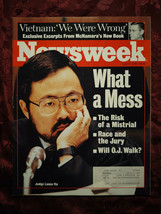 NEWSWEEK April 17 1995 Judge Lance Ito O J Simpson Trial Robert McNamara Vietnam - £6.90 GBP