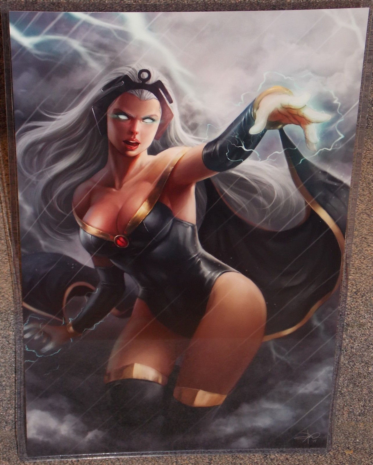 Primary image for Marvel X-Men Storm Glossy Art Print 11 x 17 In Hard Plastic Sleeve