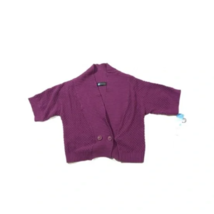 Relativity Poncho Women&#39;s Top Purple Knitted Size Medium Blouse Fashion ... - $13.86