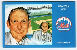 1969 NY Mets Baseball Postcard Susan Rini Linsey Nelson Unused Limited E... - $5.66