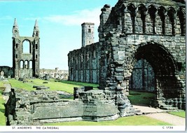 The Cathedral St Andrews Scotland Postcard - £4.12 GBP