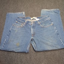Levi 550 Jeans 16 Husky 34x28 Blue Relaxed Fit Tapered Leg Denim Pants - $15.23