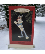 Bugs Bunny Hallmark Looney Tunes Christmas Ornament Rabbit Snowball 1995... - $14.73 CAD