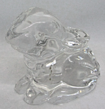 Waterford Crystal Bunny Rabbit Ears Down Back Paperweight Figurine - £45.74 GBP