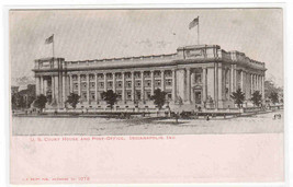Court House Post Office Indianapolis Indiana 1905c postcard - £4.66 GBP
