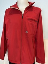 Nike ACG Red Zip Front Long Sleeve Jacket Size L - £14.93 GBP