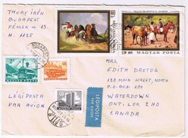 Stamps Hungary Envelope Budapest Karoly Celesztin 1980 - $3.95