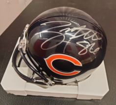 Zach Miller- Autographed Chicago Bears Mini Helmet (B) - £47.92 GBP