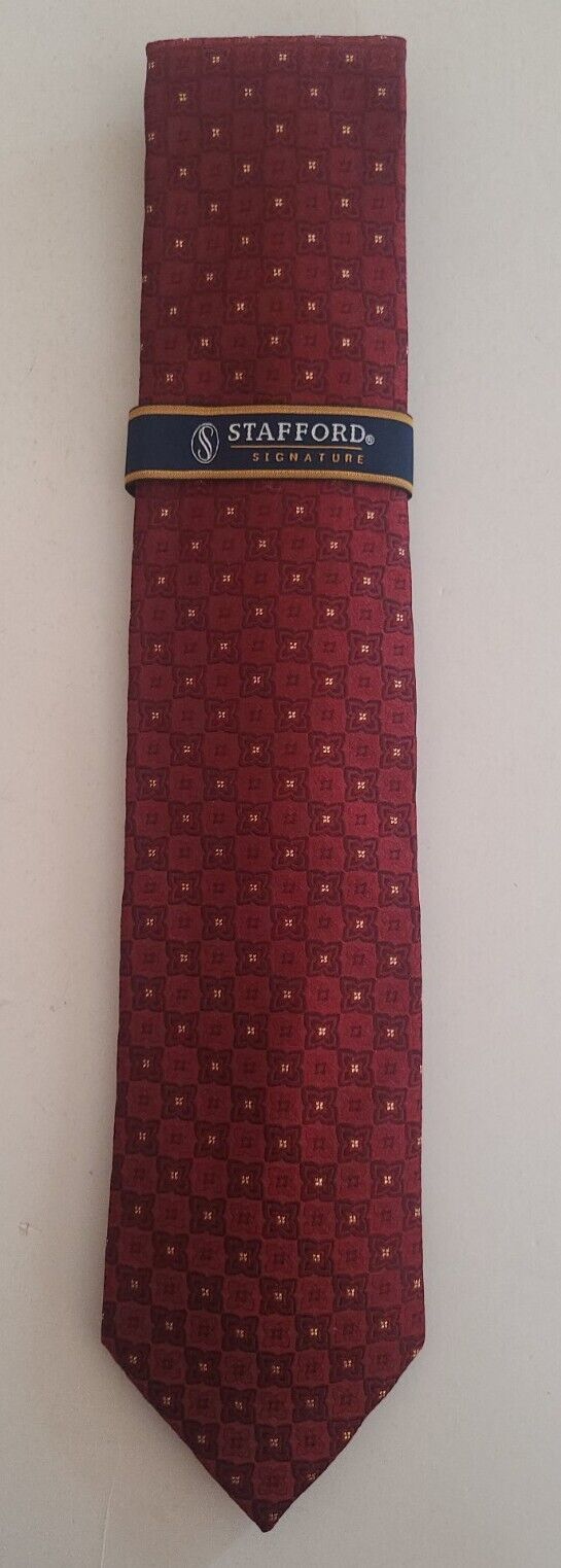 Primary image for Stafford Signature Red Silk Tie