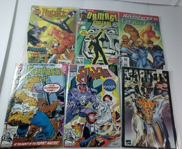 Lot of 6 Marvel Fantastic Four Silver Surfer Comics - 80&#39;s 90s - #367, #69 etc - £31.64 GBP