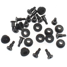 12 Pcs Hard Disk Drive Screws And Shock Absorption Rubber Washer Kit For 3.5 Inc - £11.73 GBP