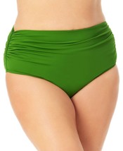 MSRP $64 Anne Cole Womens Plus Size High-Waist Bikini Bottoms Green Size 20W - £12.41 GBP