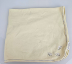 First Impressions Cotton Baby Blanket Yellow Lamb Sheep 3 Three - $39.59