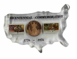 Bicentennial Commemorative 1776-1976 United States Paperweight/Plaque - $16.99