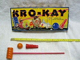 Vintage Collectible &quot;Gold Medal&quot; KRO-KAY Mini Toy Set-Mfg.By Transogram Co.,Inc. - £18.34 GBP