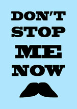 Freddie Mercury Poster: Don&#39;t Stop Me Now, Queen Inspired Art Print - £5.13 GBP+