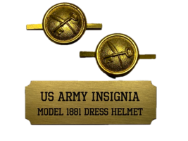 MODEL 1881, QUARTERMASTER, SHAKO DRESS SIDE BUTTONS, SET, INDIAN WARS, V... - $279.60 MXN