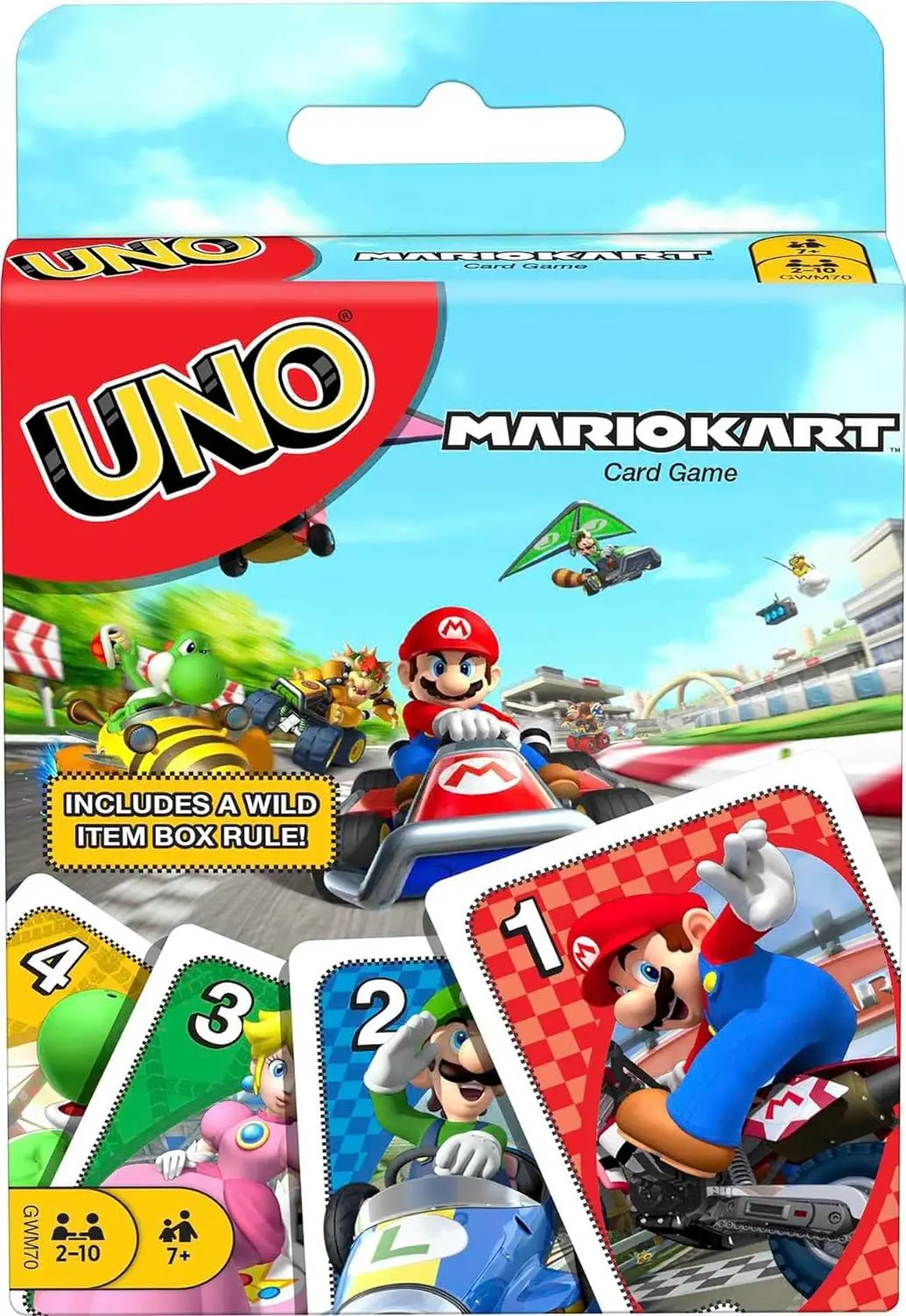 UNO Mario Kart Card Game with 112 Cards &amp; Instructions for Players Ages 7 Years - £8.29 GBP+