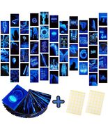 Ctosree 50 Pcs Blue Neon Wall Collage Kit 4x6 Inches Indie Room Decor - $201.04 MXN Ctosree 50 Pcs Blue Neon Wall Collage Kit 4x6 Inches Indie Room Decor - $201.04 MXN