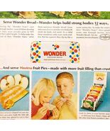 1966 Wonder Bread Hostess Fruit Pies Advertisement Sandwich Dessert DWLL9 - $458.95 MXN