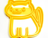 6x Maneki Neko Cat Fondant Cutter Cupcake Topper 1.75 IN USA FD547 - $7.99