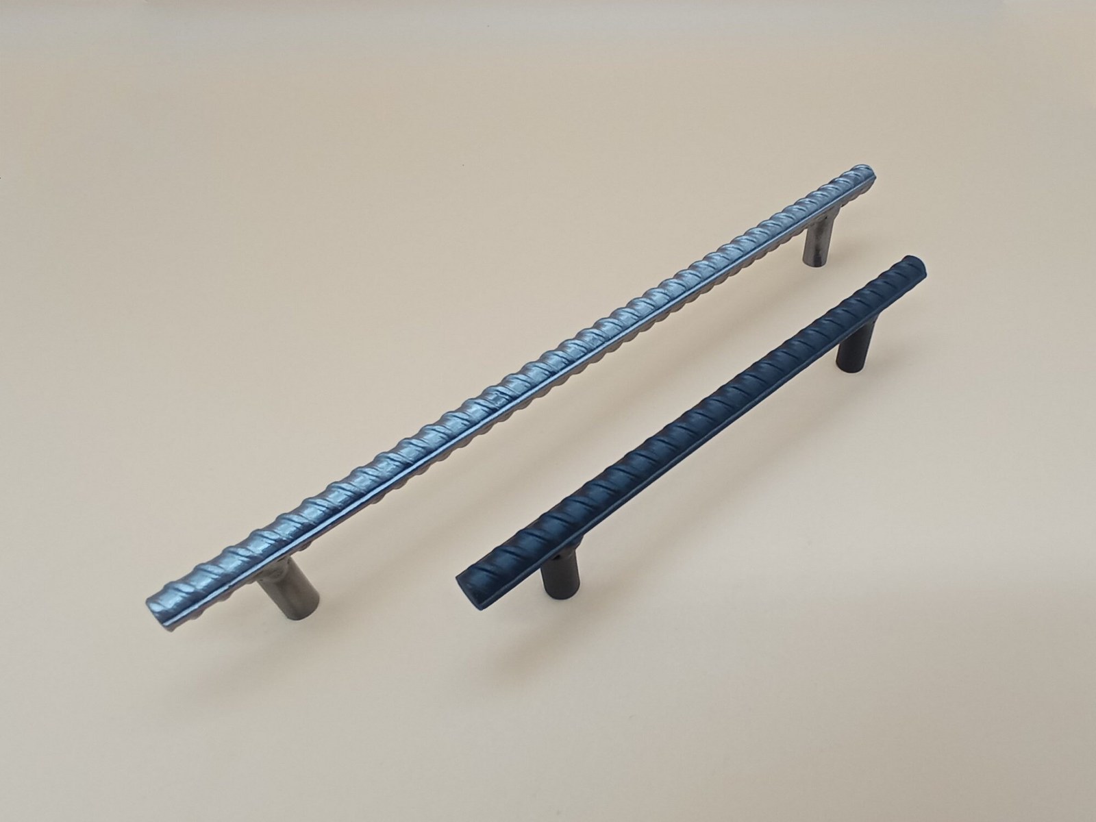 Handles for furniture made of modern industrial steel fittings, for the ... - $6.00