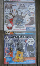 Giant Stickers Innovative Design ~ Star Wars ~ Jurassic World, 53 Stickers Total - £9.58 GBP