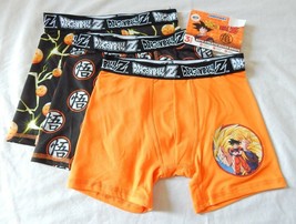 Dragon Ball Z Boys Size 6 Wicking Underwear Boxer Briefs NEW Goku Underoos - £14.89 GBP