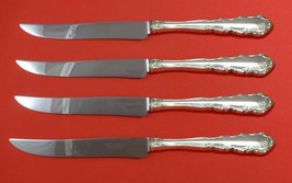 Shenandoah by Wallace Sterling Silver Steak Knife Set 4pc Texas Sized Custom - £228.70 GBP