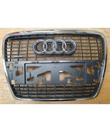 Grille For 2005-2008 Audi A6 Quattro 2006-2008 A6 Chrome Shell w/ Silver... - $144.19 CAD