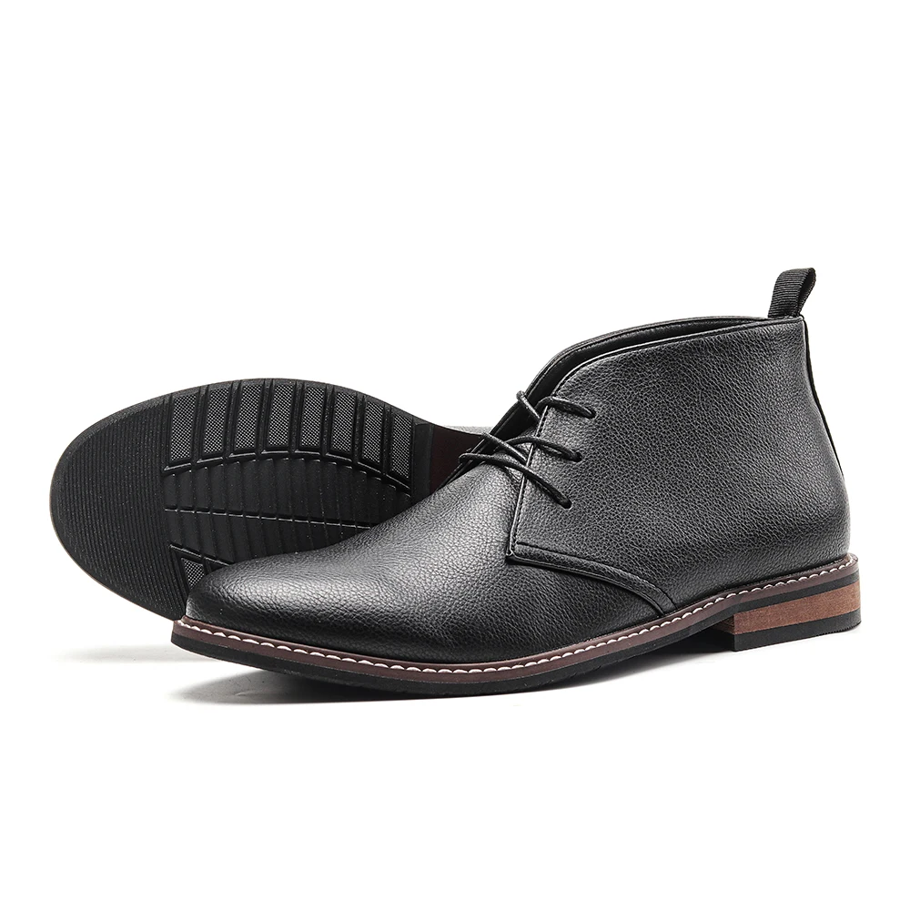 Men Boots Retro Brand Desert boots Classic Comfortable Men leather Boots #KD581 - £92.78 GBP