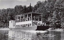 Hulbert Michigan The Hulbert Landing Craft Boat Trip Real Photo Postcard c1940s - £6.86 GBP