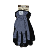 Men&#39;s Duck Canvas Utility Gloves Large 2 Pair Brown Grey Digz 76007 - $29.99