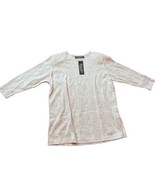 Vintage Katelyn Rose California Light Pink Women&#39;s  Medium Flower Shirt Top - $428.38 MXN
