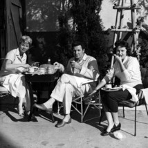 Doris Day John Raitt lunch on set The Pajama Game 12x12 inch photograph - £14.17 GBP
