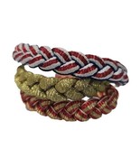 Rastaclat Shoelace Bracelet Lot Of 3 Red White Blue Gold - €25,97 EUR